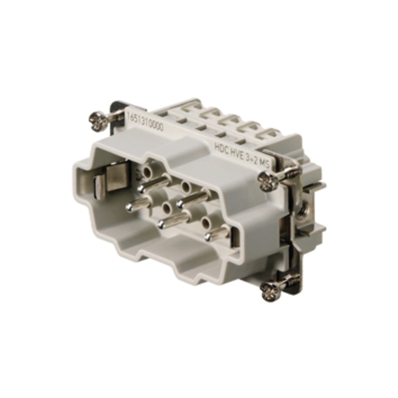 Connecteurs industriels étanches HDC HVE 3+2 MS