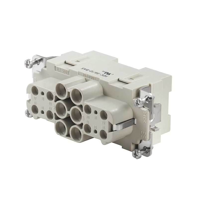 Connecteurs industriels étanches HDC S6 12 BAS