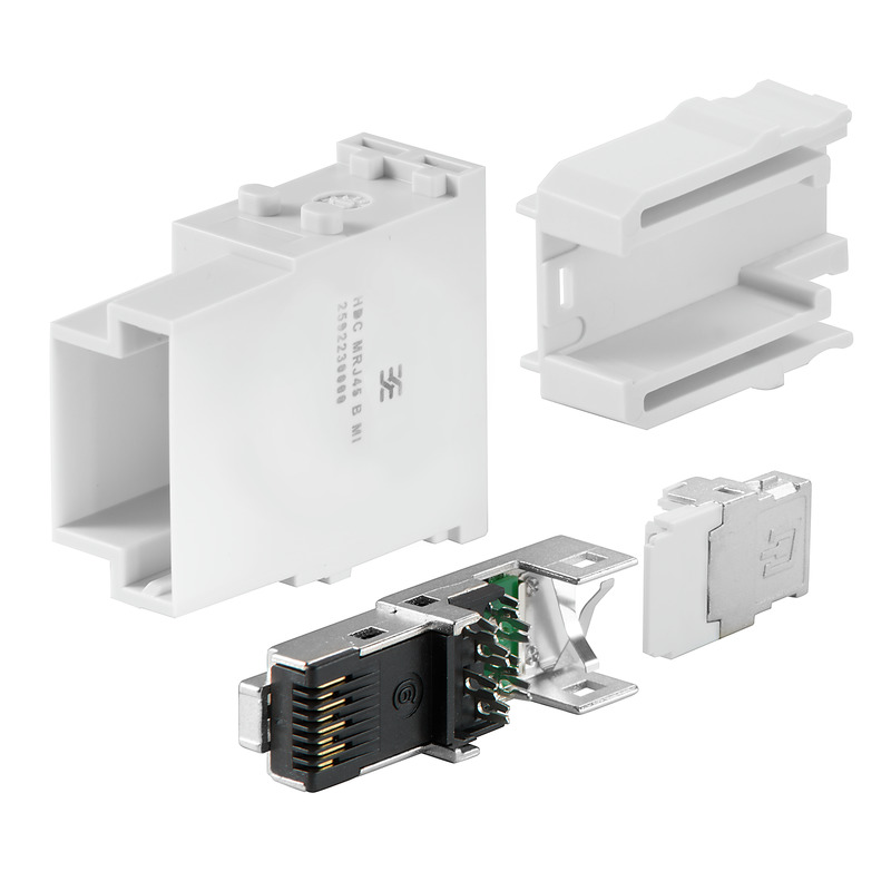 Connecteurs industriels étanches HDC MRJ45 B MI