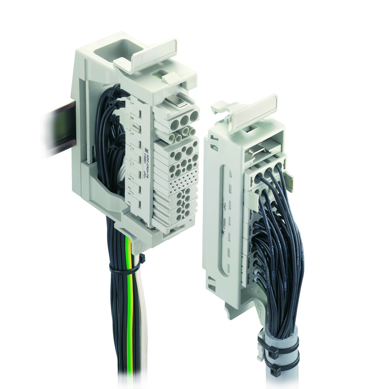 Connecteurs industriels étanches HDC RAILMATE HB10 SET