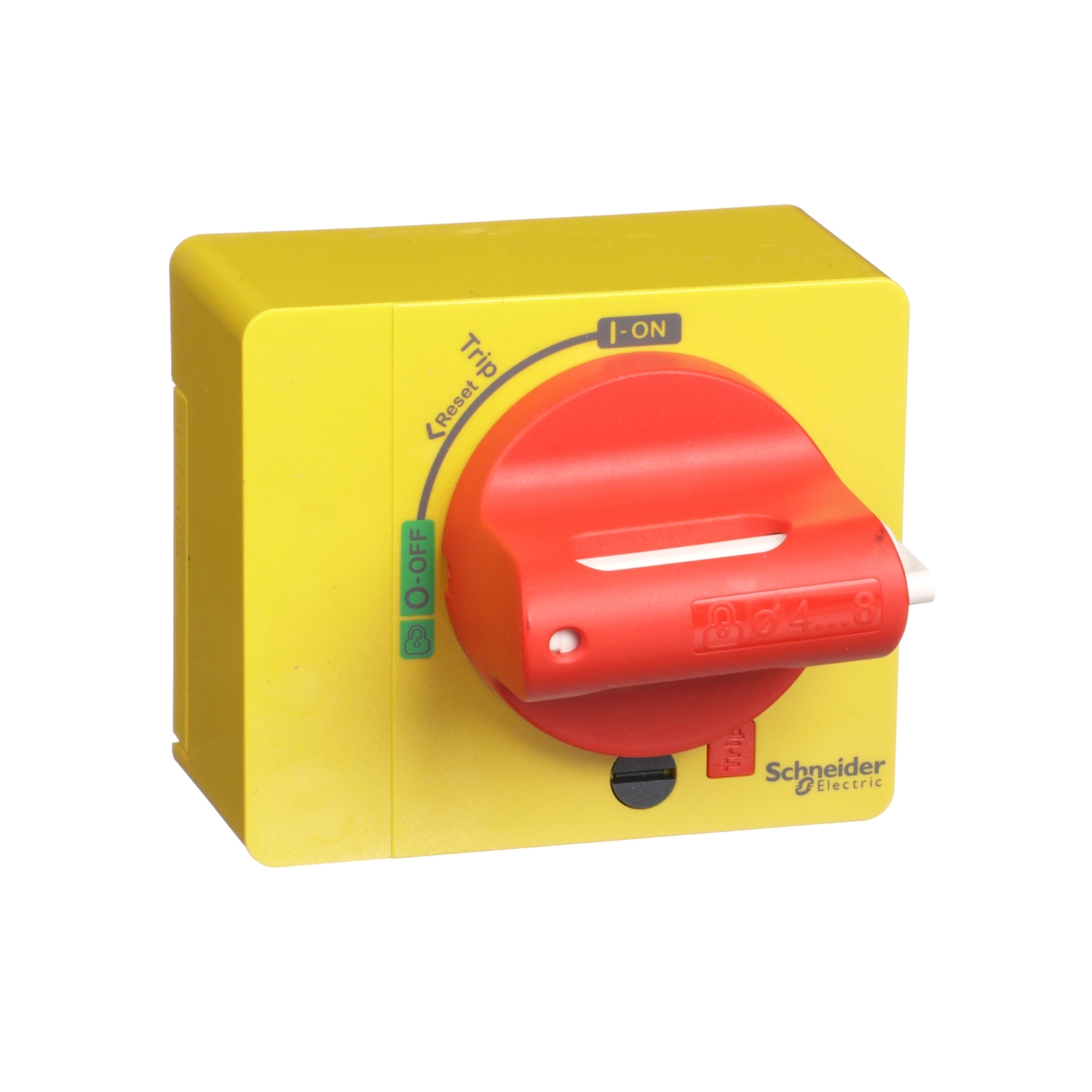 Compact NSXm et Powerpact B - Commande rotative directe rouge/jaune