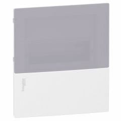 Pragma - mini coffret encastré - 1x8 mod. - portillon transp. - bornier terre
