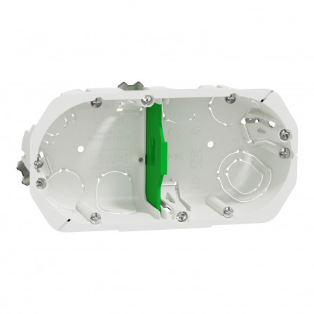 Multifix - boîte d'encastrement - Ø 67mm - prof 40mm - 2 postes entraxe 71 mm