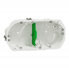 Multifix - boîte d'encastrement - Ø 67mm - prof 40mm - 2 postes entraxe 71 mm