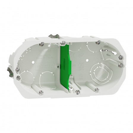 Multifix - boîte d'encastrement - Ø 67mm - prof 50mm - 2 postes entraxe 71 mm