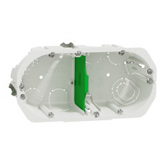 Multifix - boîte d'encastrement - Ø 67mm - prof 50mm - 2 postes entraxe 71 mm