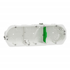 Multifix - boîte d'encastrement - Ø 67mm - prof 40mm - 3 postes entraxe 71 mm