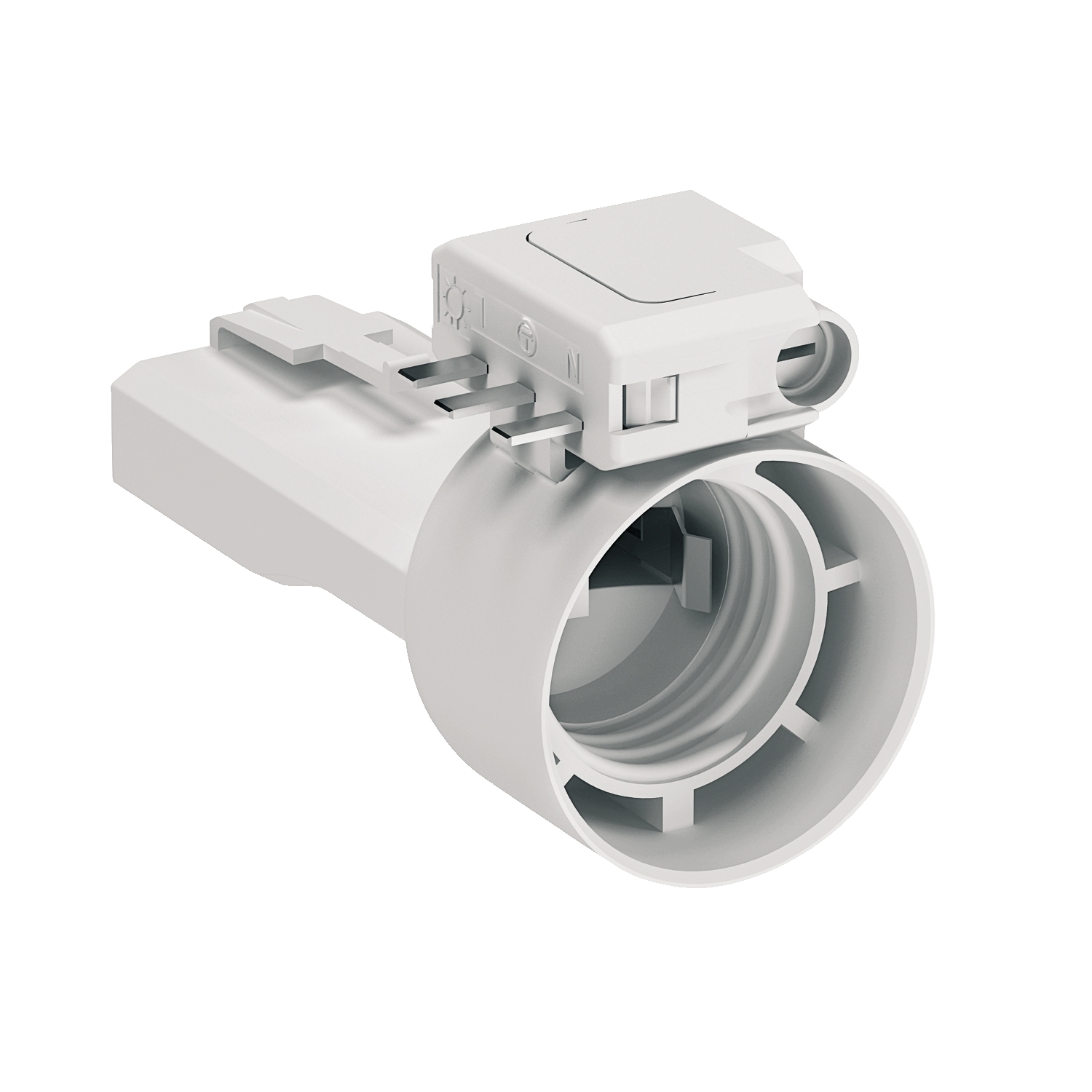 Multifix DCL, douille de chantier pour ampoule à culot E27 + fiche 2P+T DCL