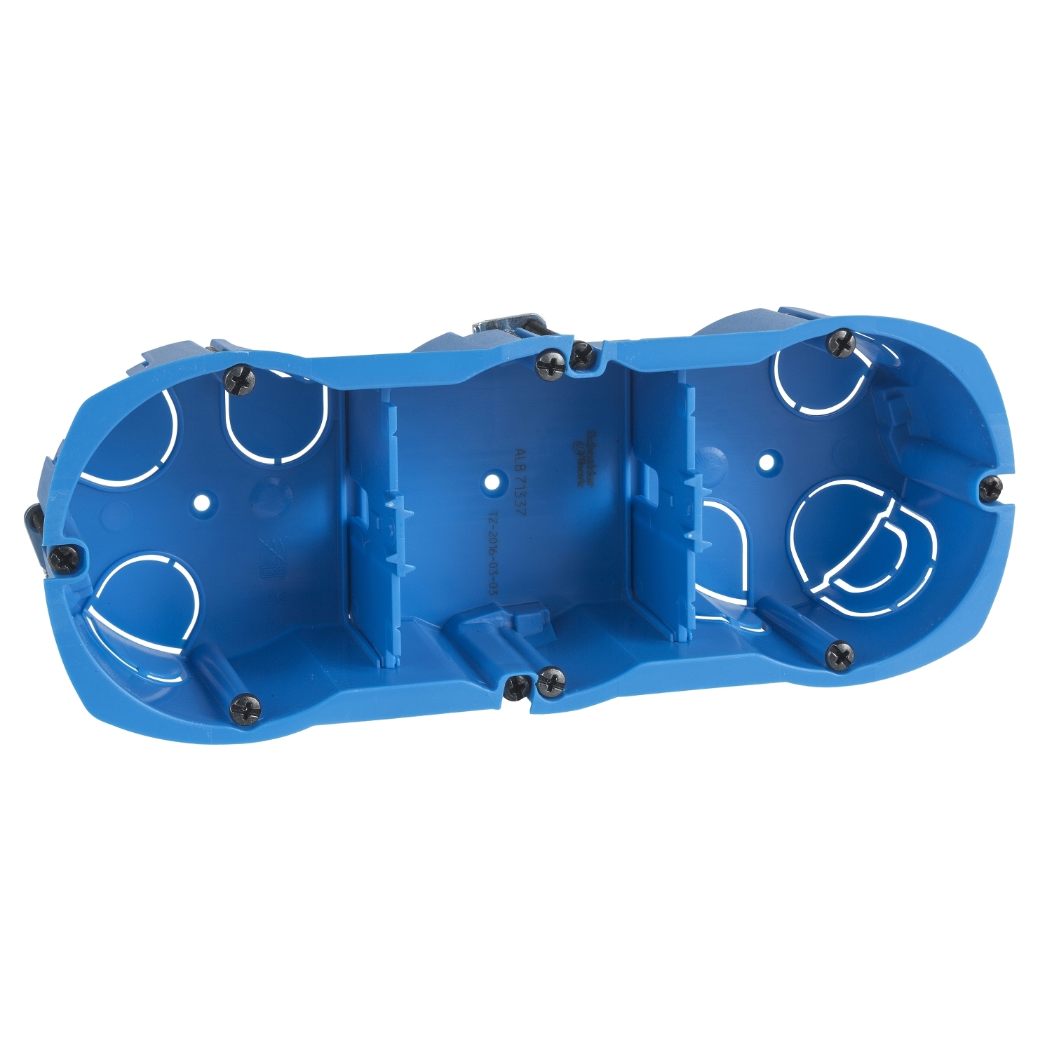 Multifix - boîte - 3 postes - entraxe 57mm - Ø67mm - P40mm