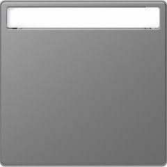 D-Life - enjoliveur pour commande simple avec porte-étiquette - acier