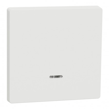 D-Life - enjoliveur pour commande simple avec voyant - blanc nordic mat
