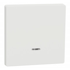 D-Life - enjoliveur pour commande simple avec voyant - blanc nordic mat