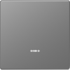 D-Life - enjoliveur pour commande simple avec voyant - acier