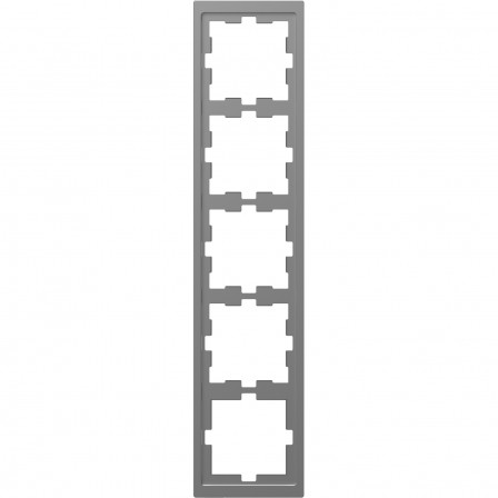 D-Life - cadre de finition - acier - 5 postes