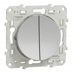 Odace - double va-et-vient - aluminium  - connexion rapide