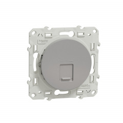 Odace - prise RJ45 - aluminium - grade 1 (téléphone) cat. 5 UTP