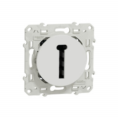 Odace - conjoncteur en T - blanc - 8 contacts