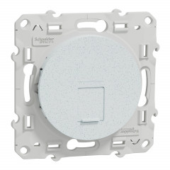 Odace - prise RJ45 - blanc Recyclé - grade 1 (téléphone) cat. 5 UTP