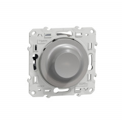 Odace - variateur de lumière universel  en 2 ou 3 fils 3W-100W (LED) - aluminium