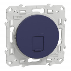 Odace - prise RJ45 - cobalt - grade 3 (multimédia) cat. 6 STP