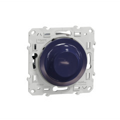 Odace - variateur de lumière universel en 2 ou 3 fils - 3W-100W(LED) - cobalt