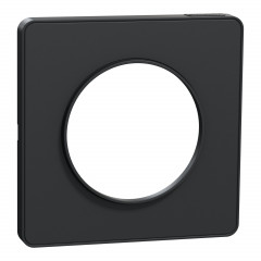 Odace Touch - plaque de finition - anthracite - 1 poste