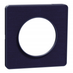 Odace Touch  - Plaque de finition Kvadrat - Roi/ cobalt - 1 poste