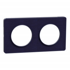 Odace Touch  - PLQ Kvadrat Roi/Cob 2 postes horiz. ou vert. entraxe 71mm