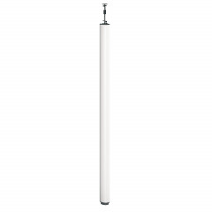 OptiLine 45, colonne fixe à vérin aluminium laqué blanc P 2 faces de 2,7 à 3,1 m