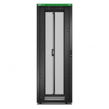 Baie EasyRack 800mm/48U/1000mm avec toit, sans panneau latéral, roulettes, noir