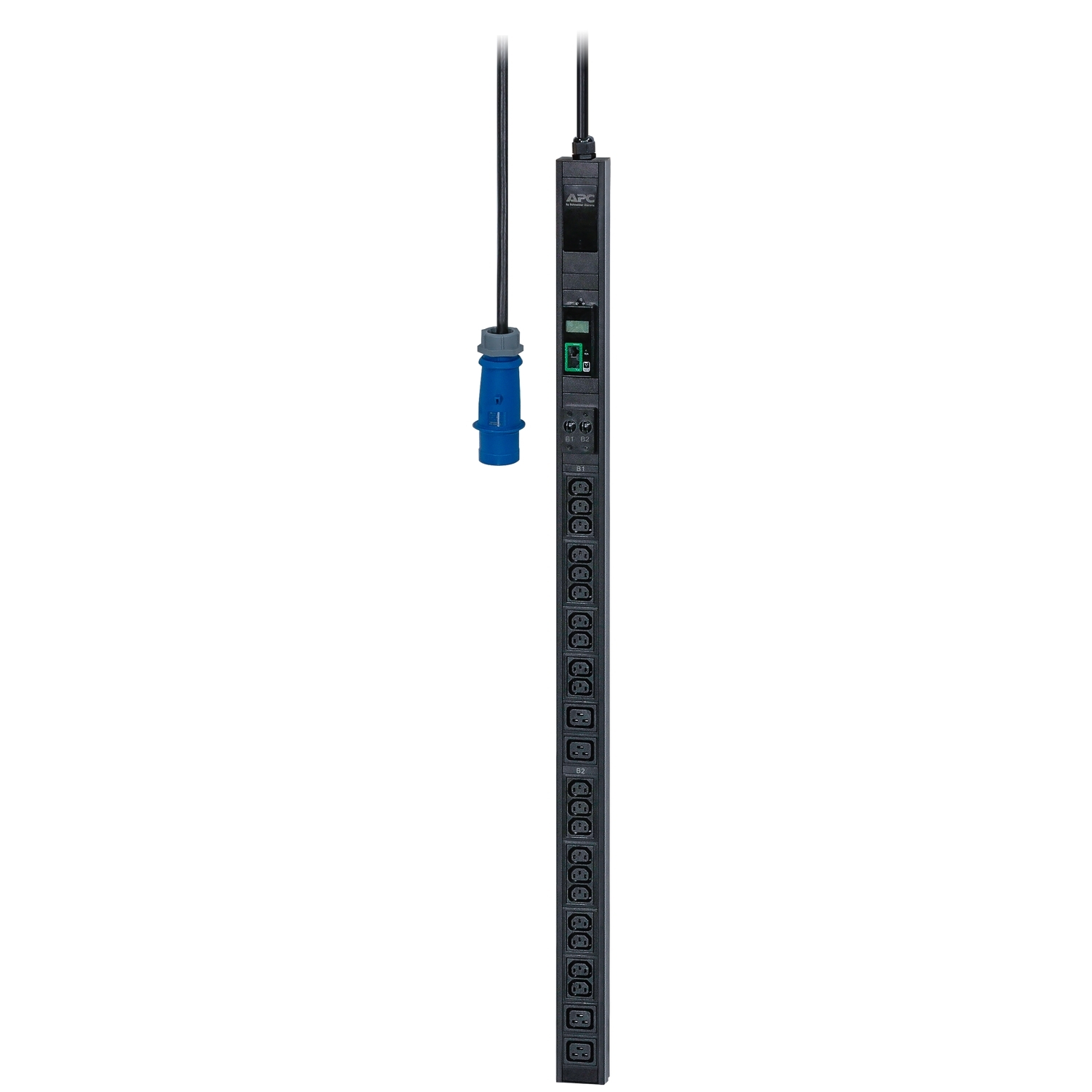 Easy PDU - Mesuré - Zero U - 32A 230V - (20)C13 & (4)C19 - IEC309