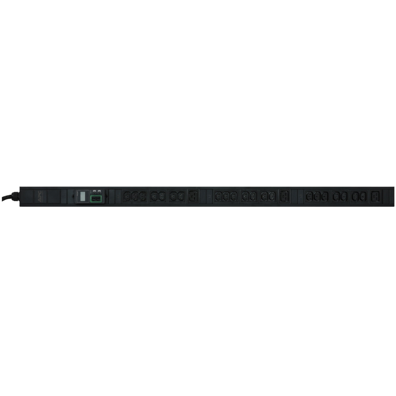 Easy PDU - Mesuré - Zero U - 11 kW 230V - (21) C13 & (3) C19 - IEC309