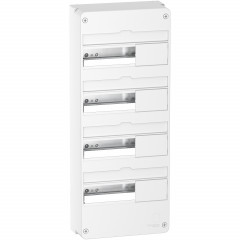 Resi9 - Coffret en saillie Blanc (RAL 9003)- 4 rangées de 13 modules