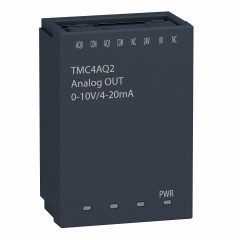 Modicon M241, module 2 sorties analogiques, tension 0-10V, courant 0/4-20mA