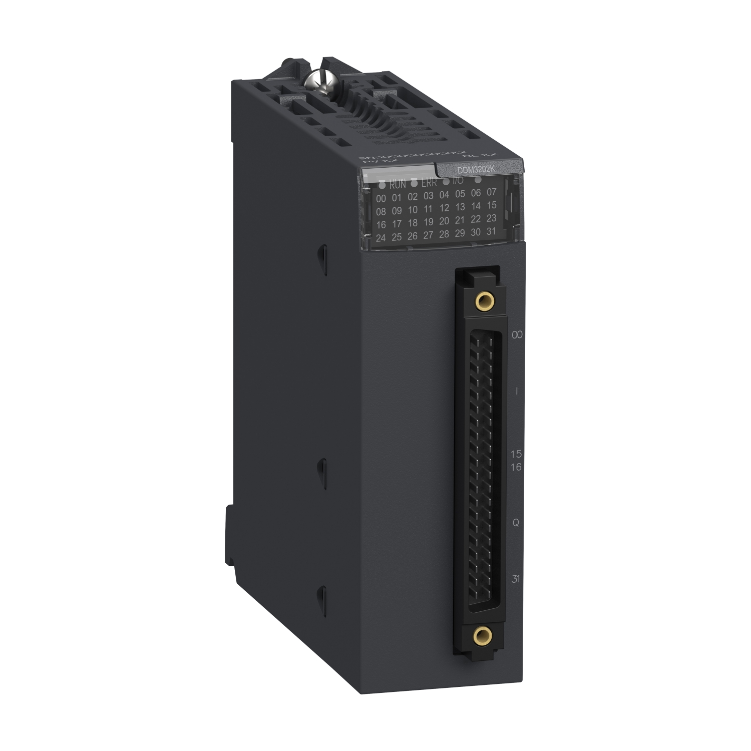 Modicon X80 - module 16 entrées / 16 sorties TOR - 24Vcc statique