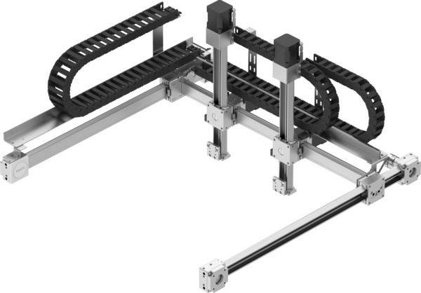 EXCL-15-400-700-Z2-200-200-GF-ST-R-1-EK- Portique tridimensionnel
