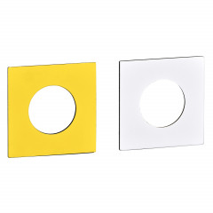 Harmony - étiquette pour interrupteur à came - sans marquage - 46x46mm