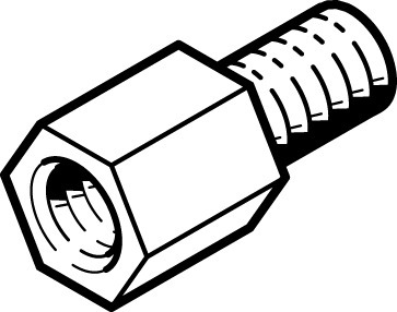 NEAU-TA-M35-U4 Douille filetée