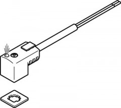 câble à connecteur femelle KMEB-3-24-2.5-LED