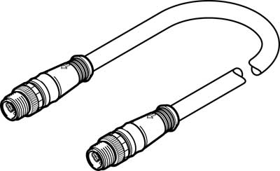 câble de liaison NEBC-F12G8-KH-0.25-N-S-F12G8