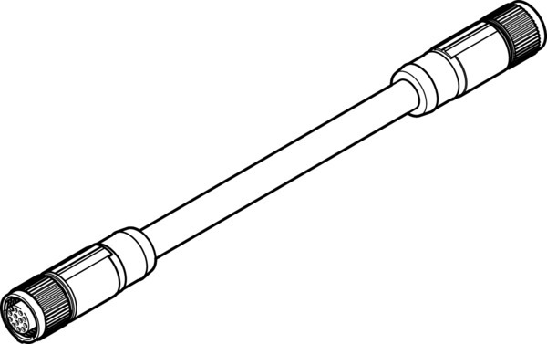 NEBS-M12G12-KS-0.5-SM12G12 Câble de liaison