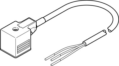 câble de liaison NEBV-A1W3F-P-K-0.6-N-LE3