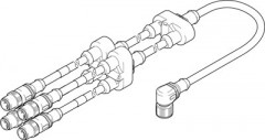 adaptateur NEFV-V12-M12W8-0.6-M12QG5