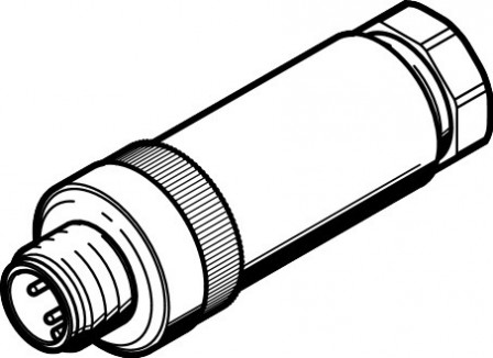 NECU-S-M12G4-P2-IS Connecteur mâle