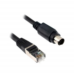 Magelis - câble liaison série Uni-Telway/Modbus - L=10m - 1 mâle mini DIN+1 RJ45