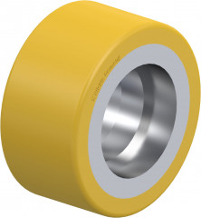 Galet de transpalettes, bandage polyuréthane Extrathane®