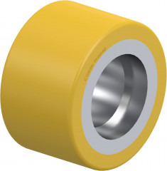 Galet de transpalettes, bandage polyuréthane Extrathane®