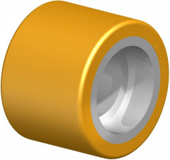 Galet de transpalettes à bande de roulement polyuréthane