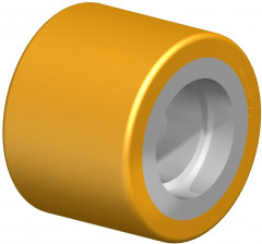 Galet de transpalettes à bande de roulement polyuréthane
