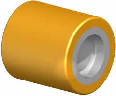 Galet de transpalettes à bande de roulement polyuréthane